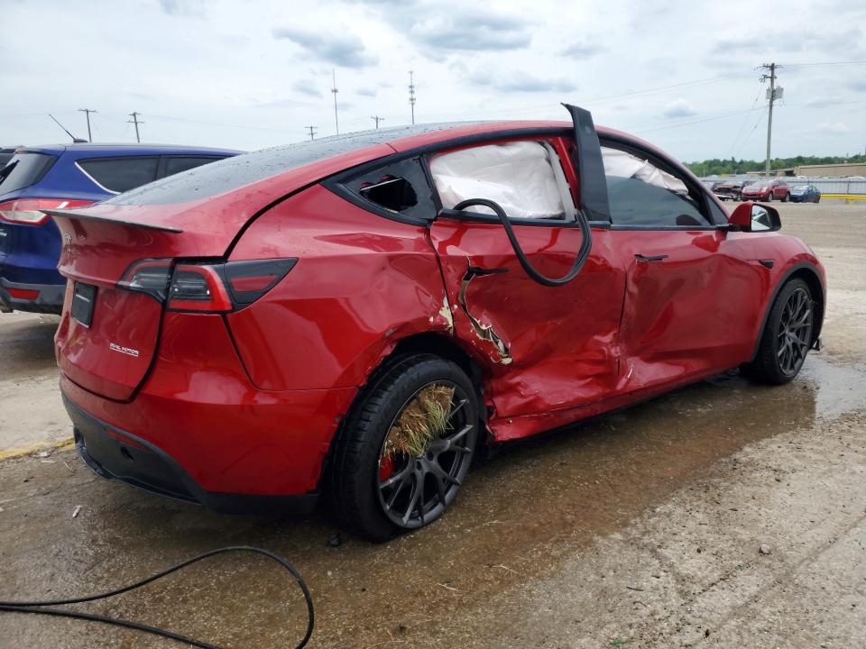 Продажа на аукционе авто 2021 Tesla Model Y, vin: 5YJYGDEF9MF139568, номер лота: 52410076