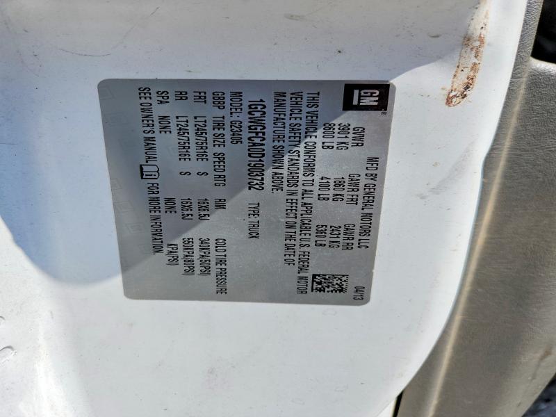 Продажа на аукционе авто 2013 Chevrolet Express G2500, vin: 1GCWGFCA0D1903732, номер лота: 52058346