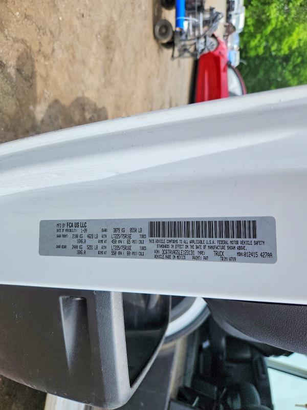 Продажа на аукционе авто 2020 Ram Promaster 1500, vin: 3C6TRVAG5LE123131, номер лота: 53992116