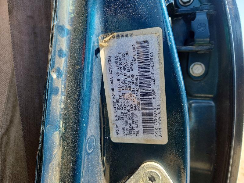 Продажа на аукционе авто 1998 Toyota Corolla, vin: 1NXBR12E4WZ109667, номер лота: 54357086