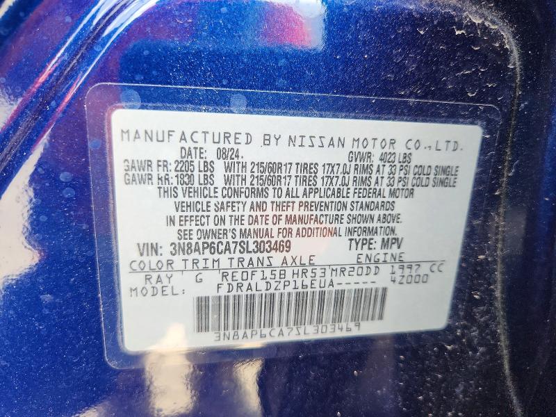 Aukcja sprzedaży 2025 Nissan Kicks, vin: 3N8AP6CA7SL303469, numer aukcji: 55336036