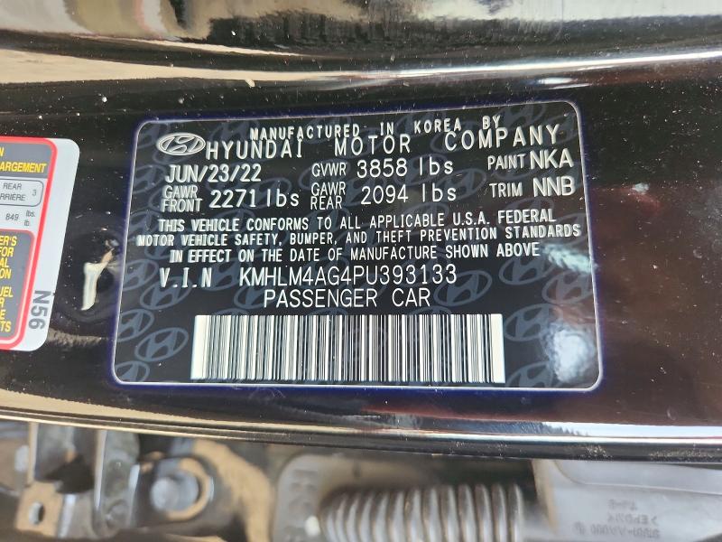 Продаж на аукціоні авто 2023 Hyundai Elantra, vin: KMHLM4AG4PU393133, номер лоту: 54641906