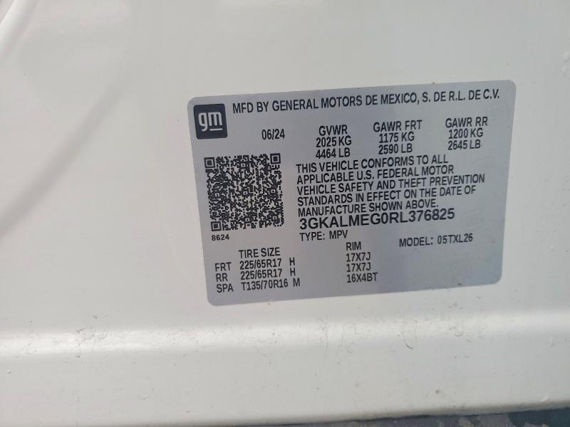 2024 Gmc Terrain მანქანა იყიდება აუქციონზე, vin: 3GKALMEG0RL376825, აუქციონის ნომერი: 52647716