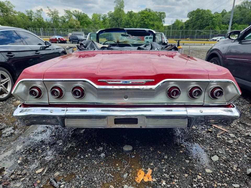 1963 Chevrolet Impala მანქანა იყიდება აუქციონზე, vin: 31867B183982, აუქციონის ნომერი: 53693616