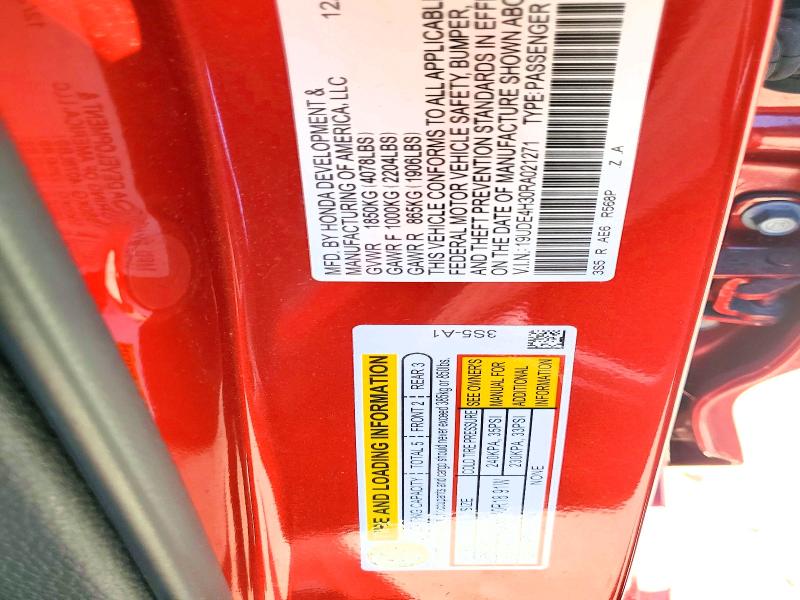 Aukcja sprzedaży 2024 Acura Integra, vin: 19UDE4H30RA021271, numer aukcji: 52414216