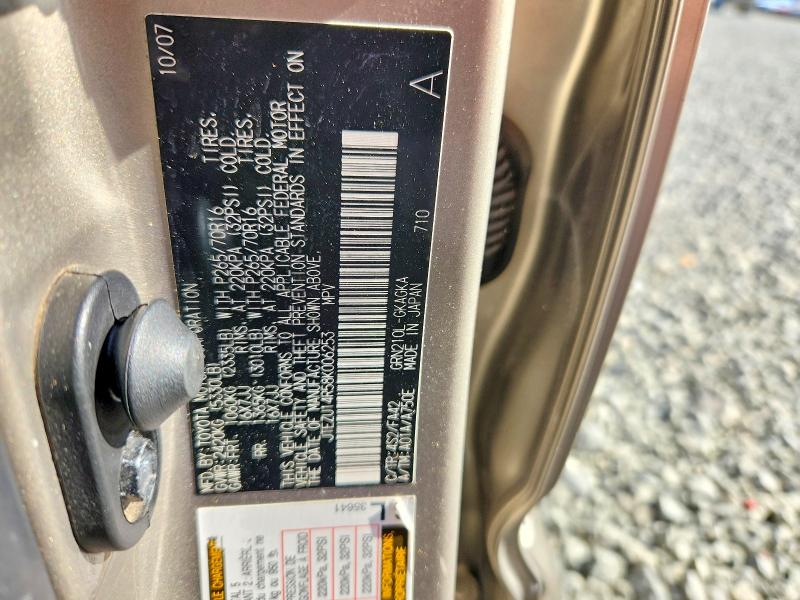 Aukcja sprzedaży 2008 Toyota 4runner, vin: JTEZU14R58K006253, numer aukcji: 53576436
