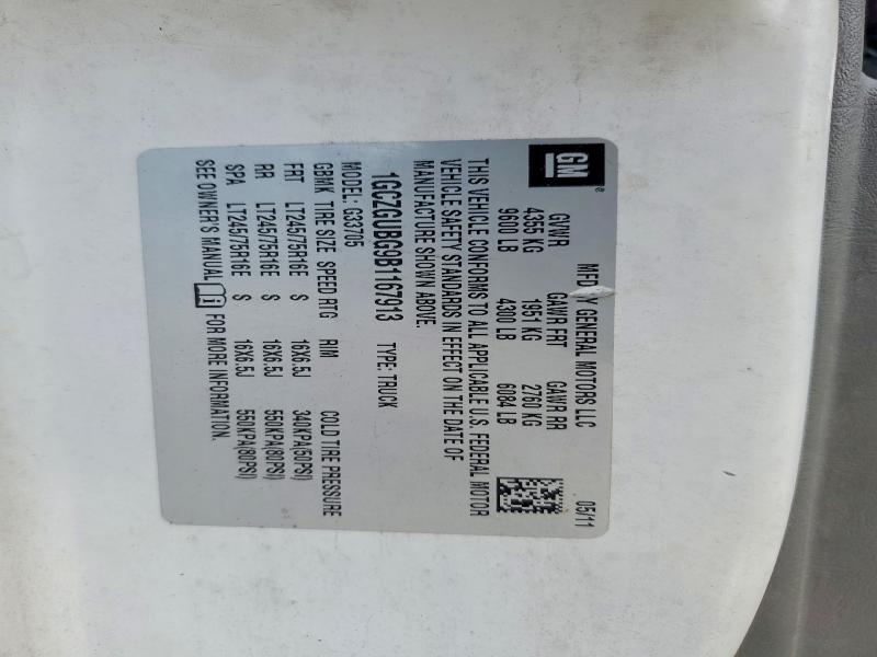Продаж на аукціоні авто 2011 Chevrolet Express G3500, vin: 1GCZGUBG9B1167913, номер лоту: 54468146