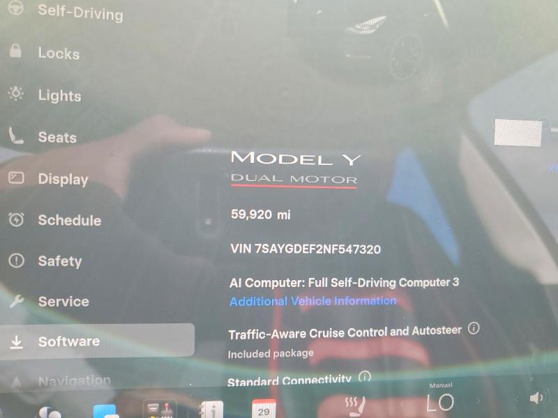 Aukcja sprzedaży 2022 Tesla Model Y, vin: 7SAYGDEF2NF547320, numer aukcji: 52410546