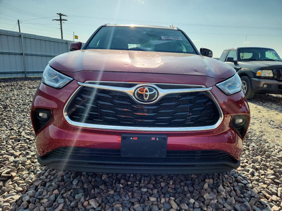 2022 Toyota Highlander მანქანა იყიდება აუქციონზე, vin: 5TDDZRBH1NS217821, აუქციონის ნომერი: 54074506