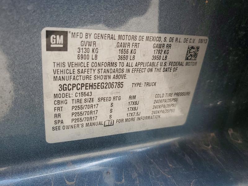 Aukcja sprzedaży 2014 Chevrolet Silverado, vin: 3GCPCPEH5EG206785, numer aukcji: 54688056