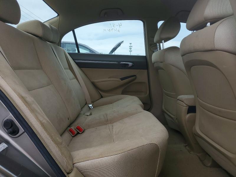 2006 Honda Civic მანქანა იყიდება აუქციონზე, vin: JHMFA36276S011865, აუქციონის ნომერი: 53727216