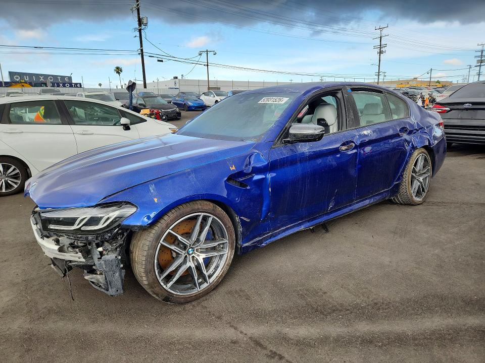 2022 Bmw M5 მანქანა იყიდება აუქციონზე, vin: WBS83CH05NCH70776, აუქციონის ნომერი: 52031526