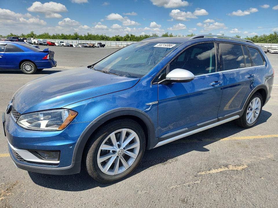 Продажа на аукционе авто 2017 Volkswagen Golf Alltrack, vin: 3VWH17AU2HM529580, номер лота: 55219386
