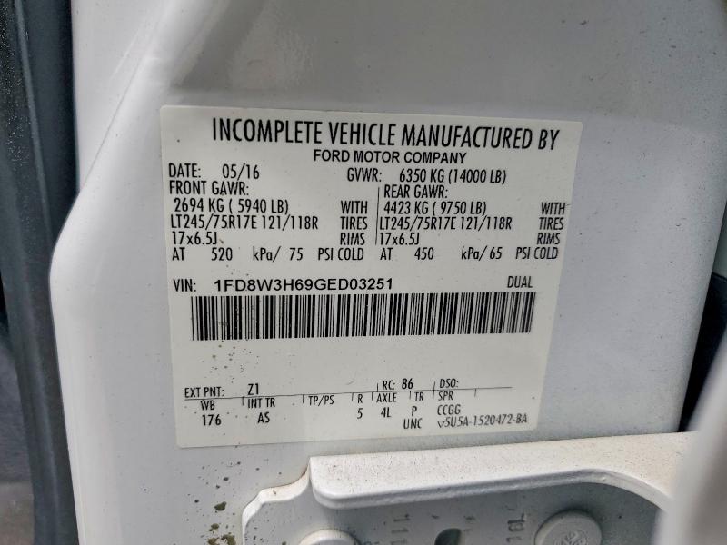 Продаж на аукціоні авто 2016 Ford F350, vin: 1FD8W3H69GED03251, номер лоту: 52677126