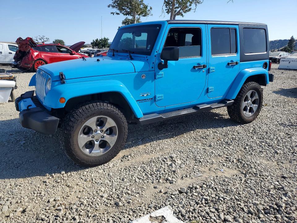 2017 Jeep Wrangler Unlimited მანქანა იყიდება აუქციონზე, vin: 1C4BJWEG2HL601502, აუქციონის ნომერი: 54512446