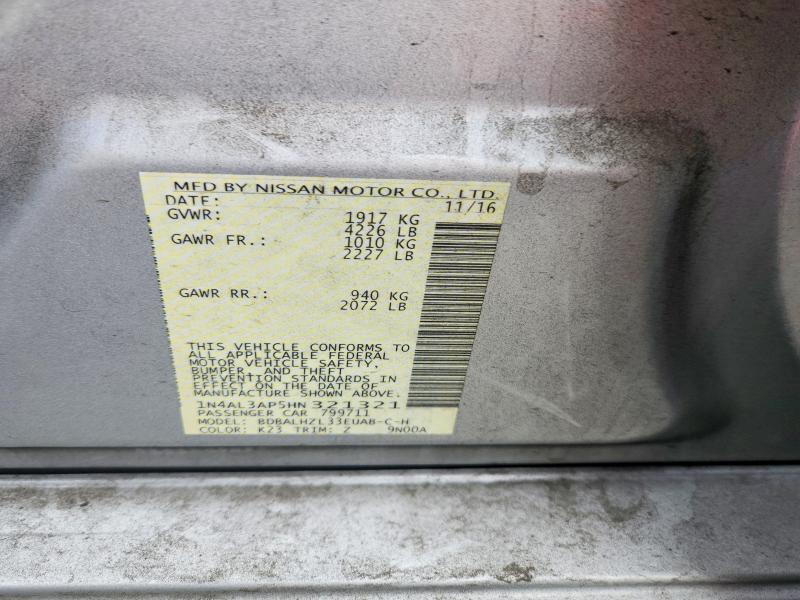 Aukcja sprzedaży 2017 Nissan Altima, vin: 1N4AL3AP5HN321321, numer aukcji: 53703126