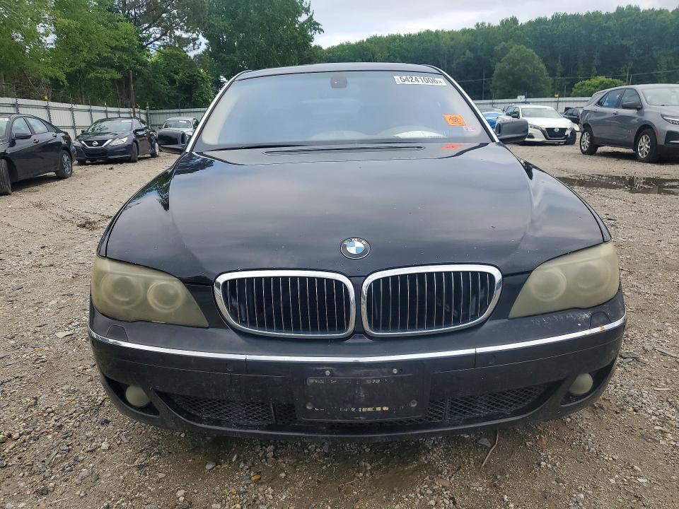 2007 Bmw 750 მანქანა იყიდება აუქციონზე, vin: WBAHN83517DT65944, აუქციონის ნომერი: 54241006