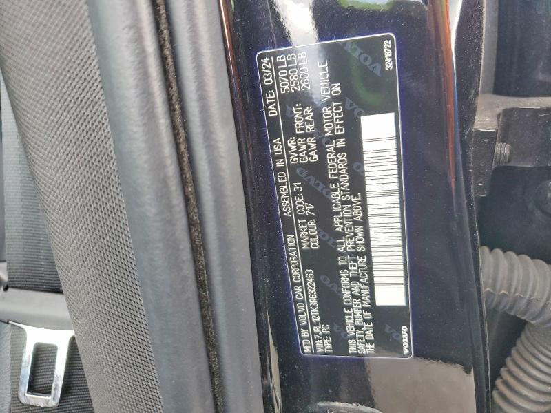 Продажа на аукционе авто 2024 Volvo S60, vin: 7JRL12TK3RG322463, номер лота: 55303836