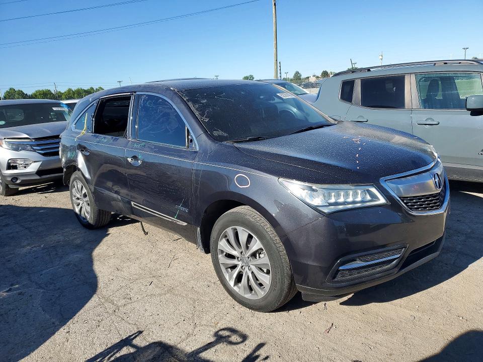 Продажа на аукционе авто 2015 Acura Mdx, vin: 5FRYD4H44FB017091, номер лота: 52781406