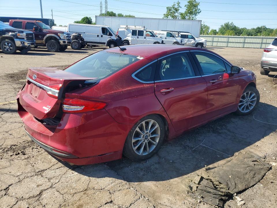 55255886 :رقم المزاد ، 3FA6P0HD0HR412207 vin ، 2017 Ford Fusion مزاد بيع