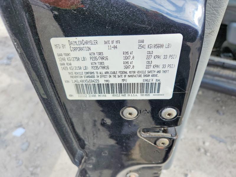 Продажа на аукционе авто 2005 Jeep Liberty, vin: 1J4GL48KX5W584229, номер лота: 52616966