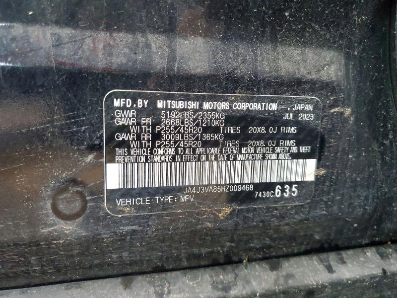 Продаж на аукціоні авто 2024 Mitsubishi Outlander, vin: JA4J3VA85RZ009468, номер лоту: 52361056