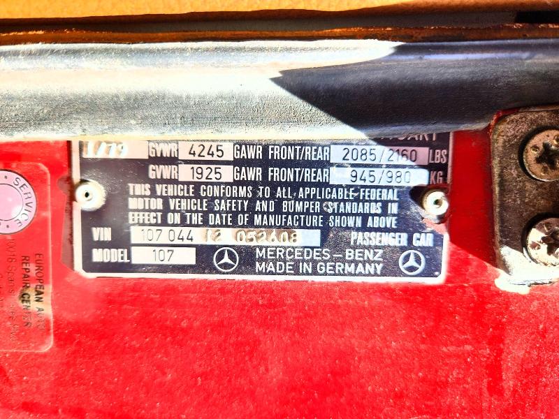 Aukcja sprzedaży 1979 Mercedes-benz Uk, vin: 10704412052608, numer aukcji: 52867876