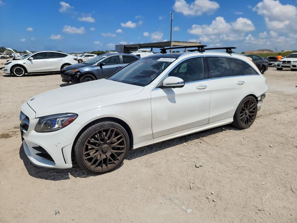 53584536 :رقم المزاد ، WDDWH8EB3KF841876 vin ، 2019 Mercedes-benz C مزاد بيع