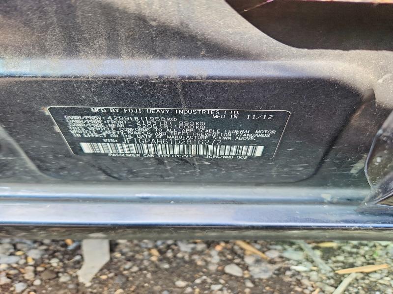 53897306 :رقم المزاد ، JF1GPAH61D2816272 vin ، 2013 Subaru Impreza مزاد بيع
