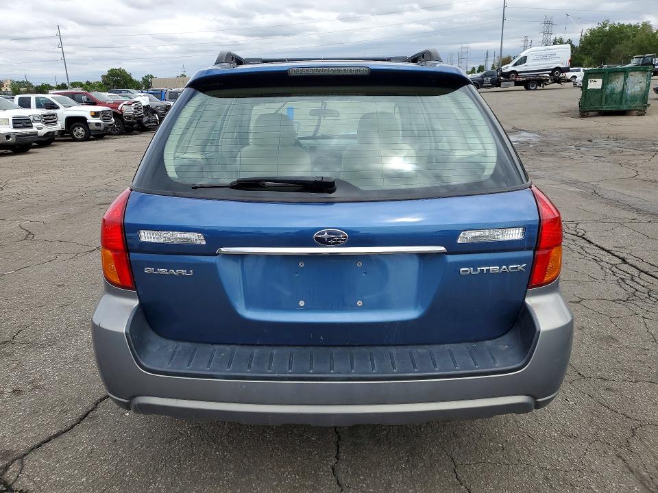 56967926 :رقم المزاد ، 4S4BP61C676340157 vin ، 2007 Subaru Outback مزاد بيع