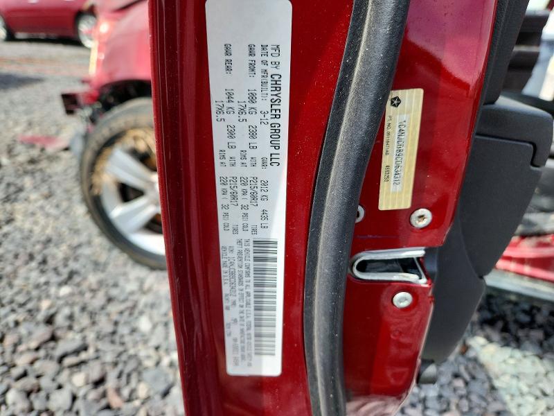 Aukcja sprzedaży 2012 Jeep Compass, vin: 1C4NJCBB9CD634312, numer aukcji: 54553776