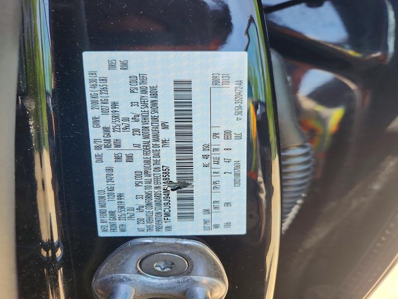 Продаж на аукціоні авто 2021 Ford Escape, vin: 1FMCU9J94MUA85857, номер лоту: 54269446