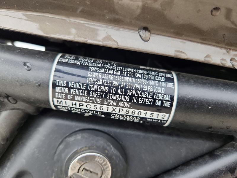 Продажа на аукционе авто 2023 Honda Cmx500, vin: MLHPC561XP5601512, номер лота: 53111576