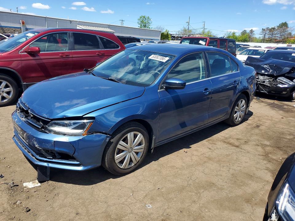 53082386 :رقم المزاد ، 3VW167AJ2HM386722 vin ، 2017 Volkswagen Jetta مزاد بيع