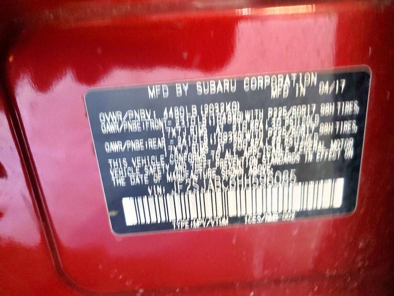 Продаж на аукціоні авто 2017 Subaru Forester, vin: JF2SJABC6HH596085, номер лоту: 52004186
