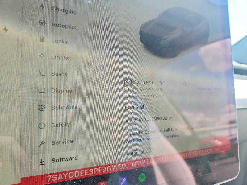 2023 Tesla Model Y მანქანა იყიდება აუქციონზე, vin: 7SAYGDEE3PF902120, აუქციონის ნომერი: 52219376