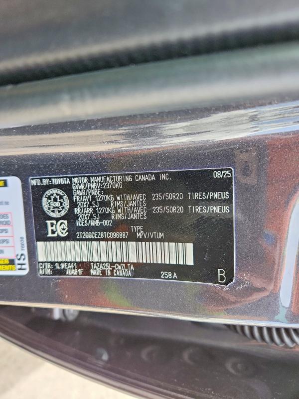 Продажа на аукционе авто 2026 Lexus Nx 350, vin: 2T2GGCEZ8TC096887, номер лота: 53166436
