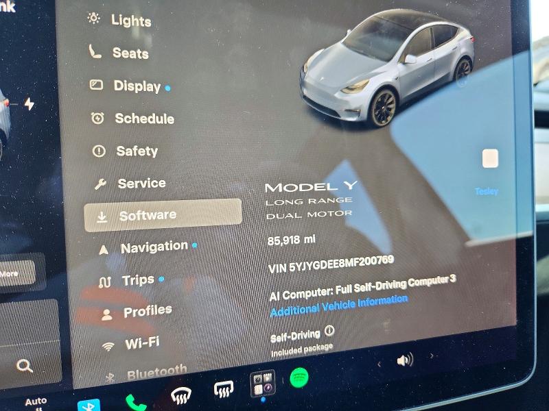 Auction sale of the 2021 Tesla Model Y, vin: 5YJYGDEE8MF200769, lot number: 52812236