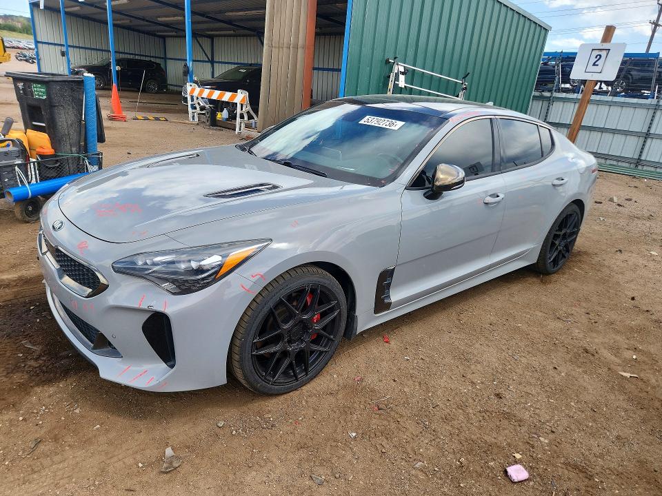 53792736 :رقم المزاد ، KNAE55LC4J6018779 vin ، 2018 Kia Stinger مزاد بيع