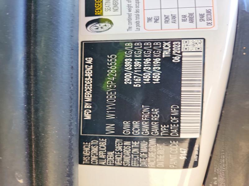 Aukcja sprzedaży 2023 Mercedes-benz Metris, vin: W1YV0BEY5P4286555, numer aukcji: 51924026