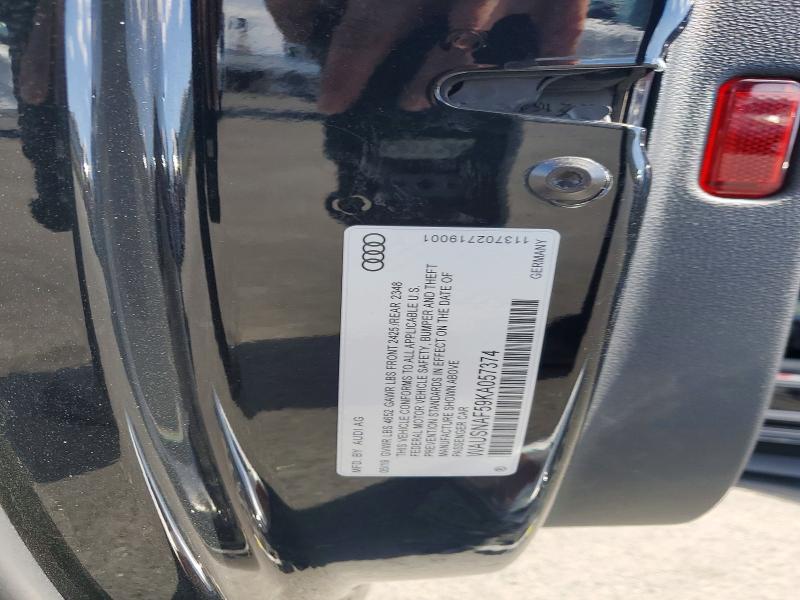 Aukcja sprzedaży 2019 Audi A5, vin: WAUSNAF59KA057374, numer aukcji: 55195416