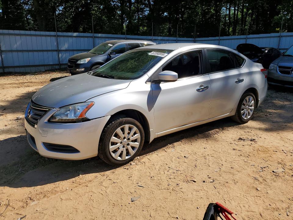 2015 Nissan Sentra მანქანა იყიდება აუქციონზე, vin: 3N1AB7AP0FL674859, აუქციონის ნომერი: 52380856