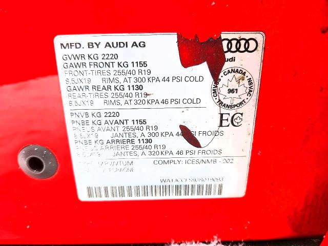 Aukcja sprzedaży 2018 Audi Q3, vin: WA1JCCFS9JR019093, numer aukcji: 49895666
