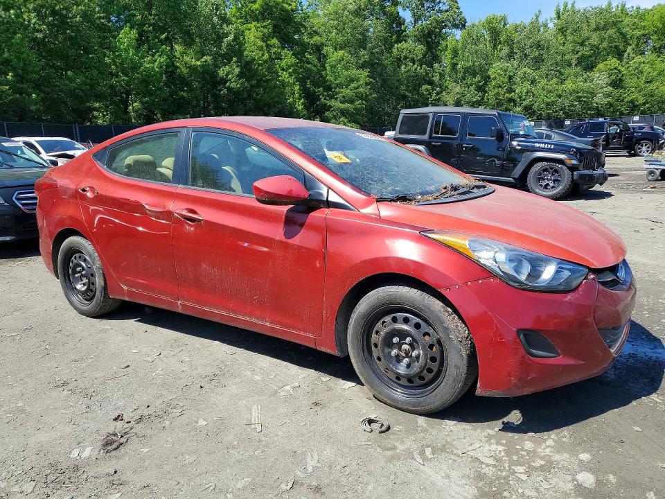 2012 Hyundai Elantra მანქანა იყიდება აუქციონზე, vin: KMHDH4AE5CU282513, აუქციონის ნომერი: 53345966