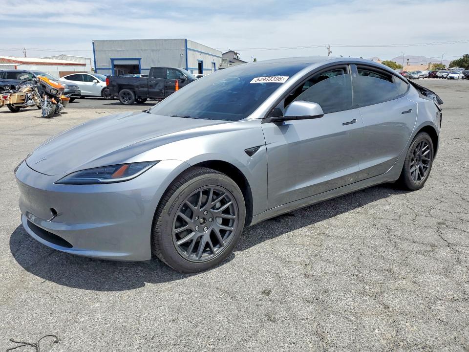 2025 Tesla Model 3 მანქანა იყიდება აუქციონზე, vin: 5YJ3E1EB1SF937183, აუქციონის ნომერი: 54960396