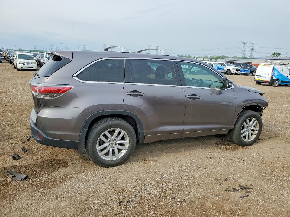 Продаж на аукціоні авто 2014 Toyota Highlander, vin: 5TDBKRFH1ES025742, номер лоту: 52581726