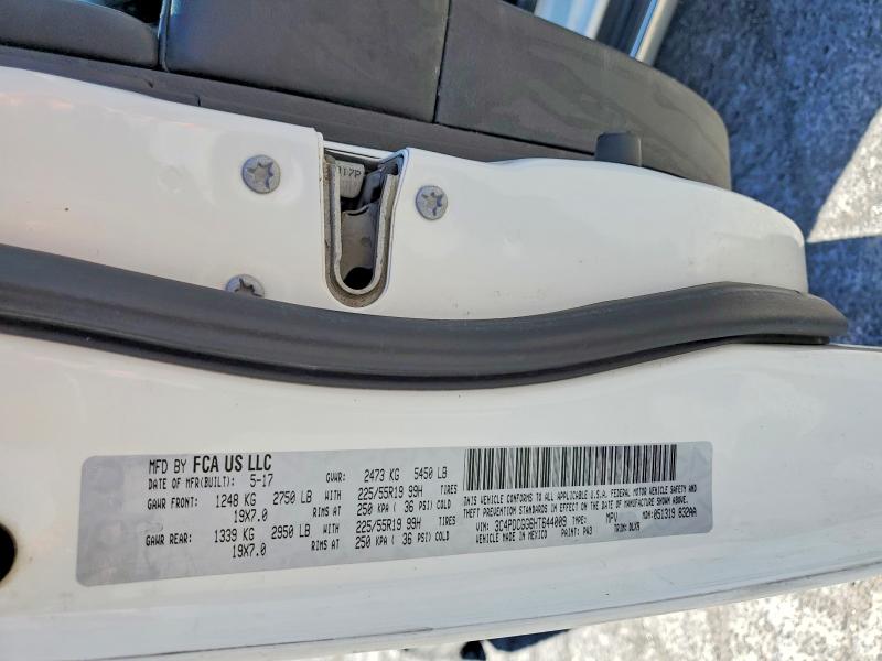 Продажа на аукционе авто 2017 Dodge Journey, vin: 3C4PDCGG6HT644009, номер лота: 54205376