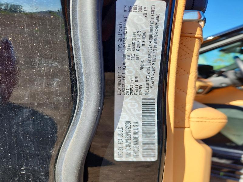 Продаж на аукціоні авто 2023 Jeep Grand Cherokee, vin: 1C4RJYE62P8792020, номер лоту: 54919926