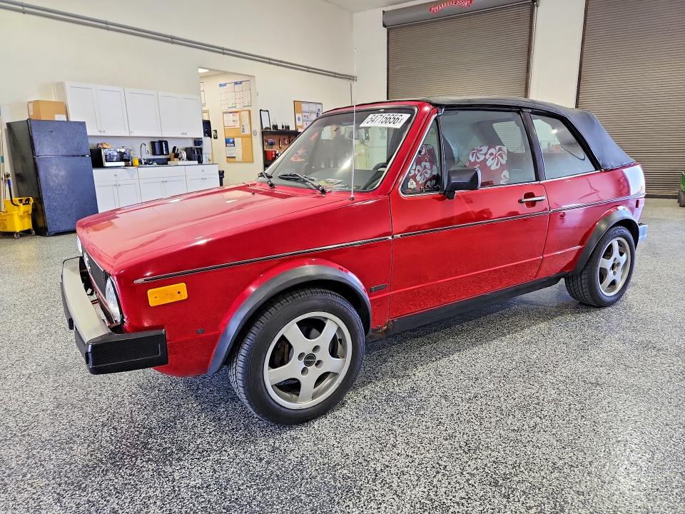 54715656 :رقم المزاد ، WVWCA0151GK002763 vin ، 1986 Volkswagen Cabriolet مزاد بيع
