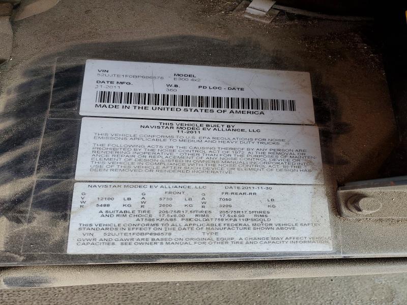 Продаж на аукціоні авто 2011 International Estar, vin: 52UJTE1F0BP696578, номер лоту: 55629156